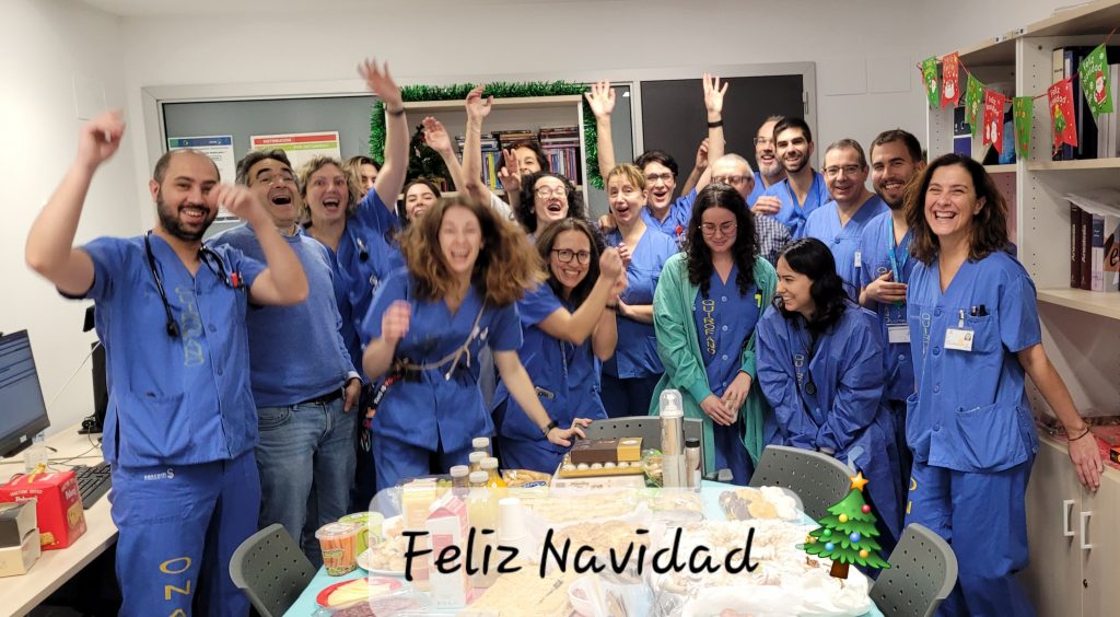 Últimas Navidades. Estrenando nuevo bloque quirúrgico 
